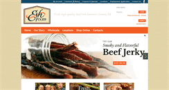 Desktop Screenshot of eshfoods.com